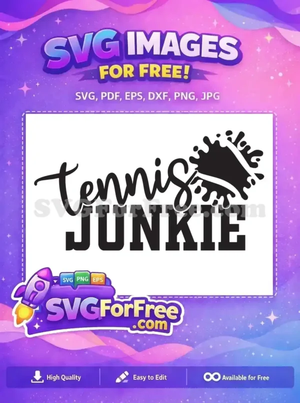 Free Tennis Text Free Ball Splatter Tennis Junkie Free SVG Free Tennis Text Free Ball Splatter Tennis Junkie Free SVG