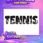 Free Tennis Players Silhouettes Free Action Poses Tennis Free SVG - Instant Download