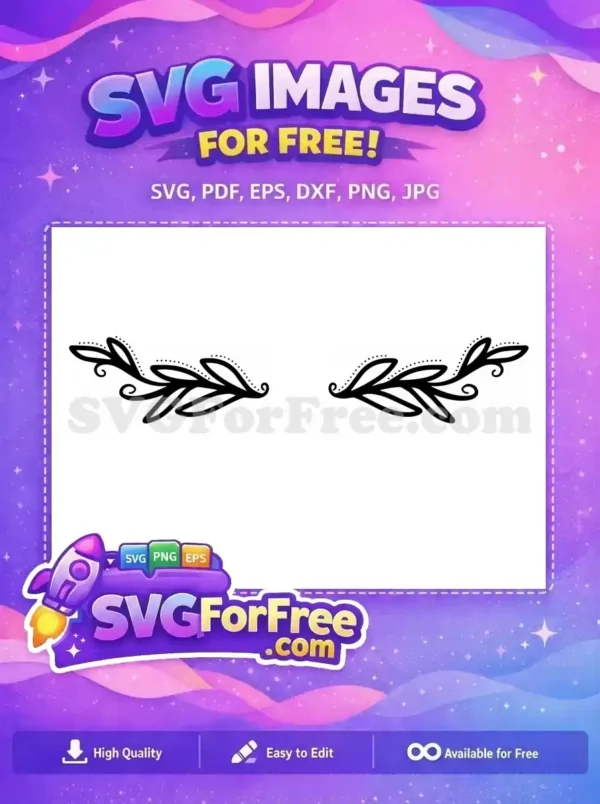 Free Simple Line Free Black and White Divider Free SVG 1