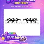 Free Line Simple Free Black Text Divider Free SVG - Instant Download