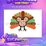 Free Chevron Pattern Free Mickey Thanksgiving Turkey Free SVG - Instant Download