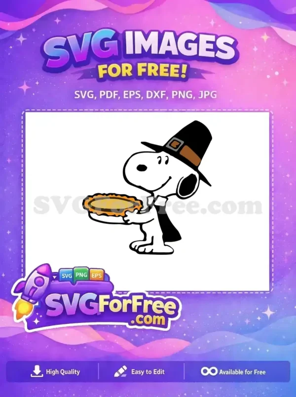 Free Pilgrim Hat Free Pumpkin Pie Thanksgiving Free SVG
