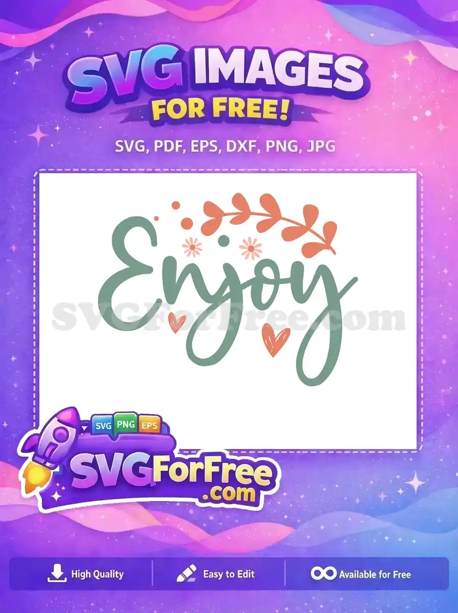Free Floral Accents Free Heart Details Thank You Free SVG 2