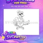 Free Googly Eyes Free Pilgrim Hat Thank You Free SVG - Instant Download