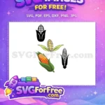 Free Yellow Corn Free Black Corn Thank You Free SVG - Instant Download