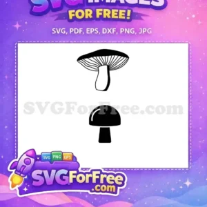 Free Black Mushroom Top Free Simple Line Art Silhouette Free SVG Free Black Mushroom Top Free Simple Line Art Silhouette Free SVG