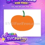 Free Orange Pumpkin Free Halloween Thank You Free SVG - Instant Download