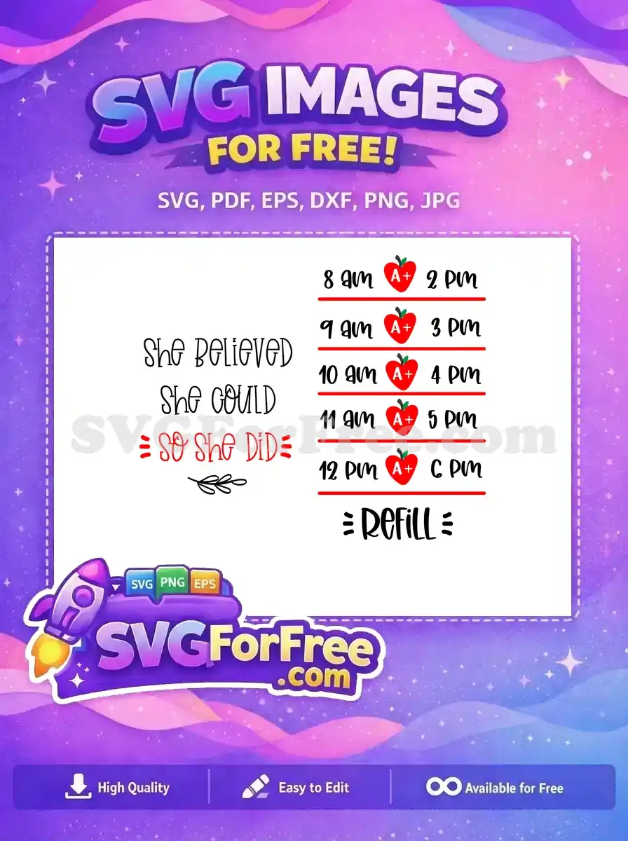 Free Teacher Schedule Free Red Apple A Plus Free SVG