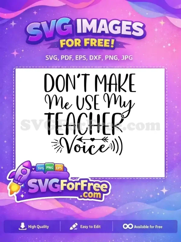 Free Teacher Voice Arrow Free Heart Detail Teacher Free SVG