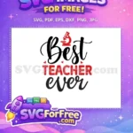 Free Microscope Detail Free Heart Accents Teacher Free SVG - Instant Download