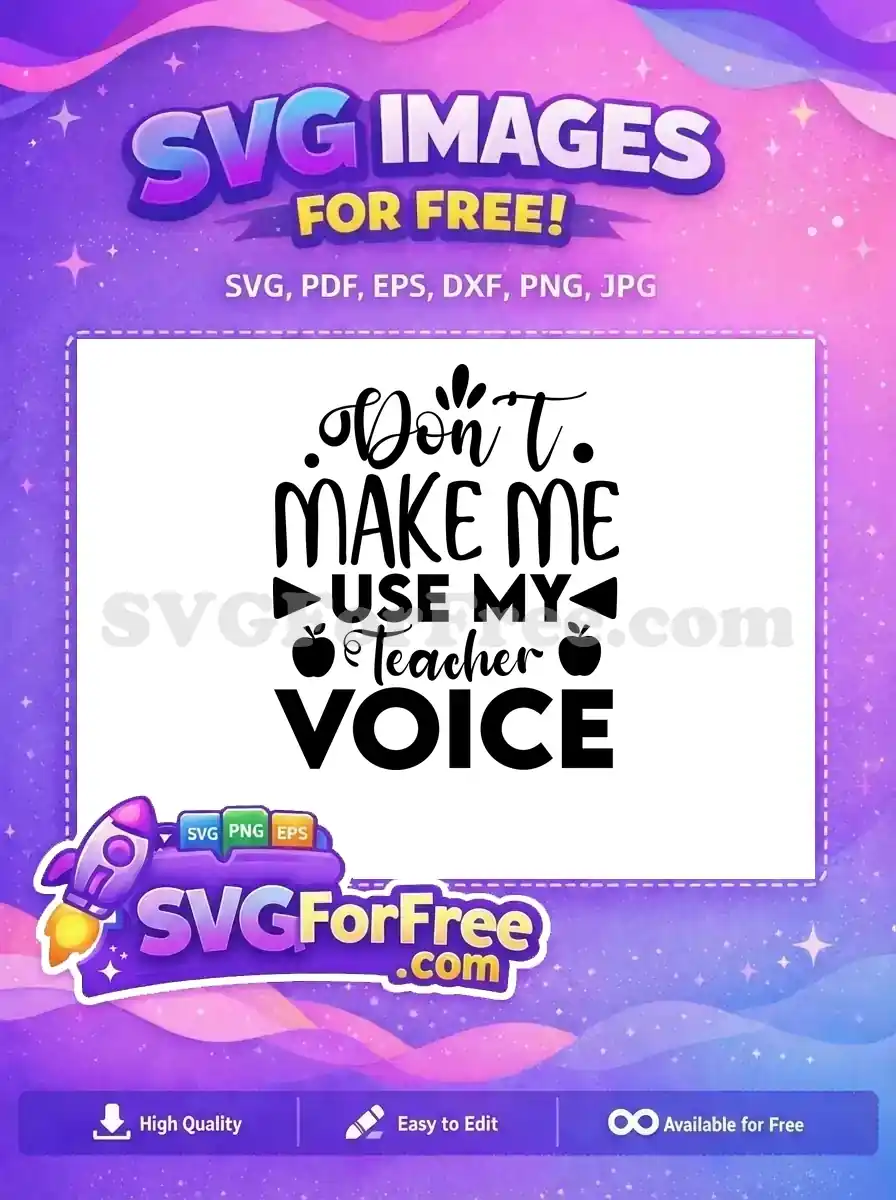 Free Teacher Voice Free Apple Accent Teacher Quotes Free SVG
