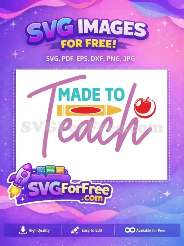 Free Crayon Apple Free Teacher Quotes Free SVG