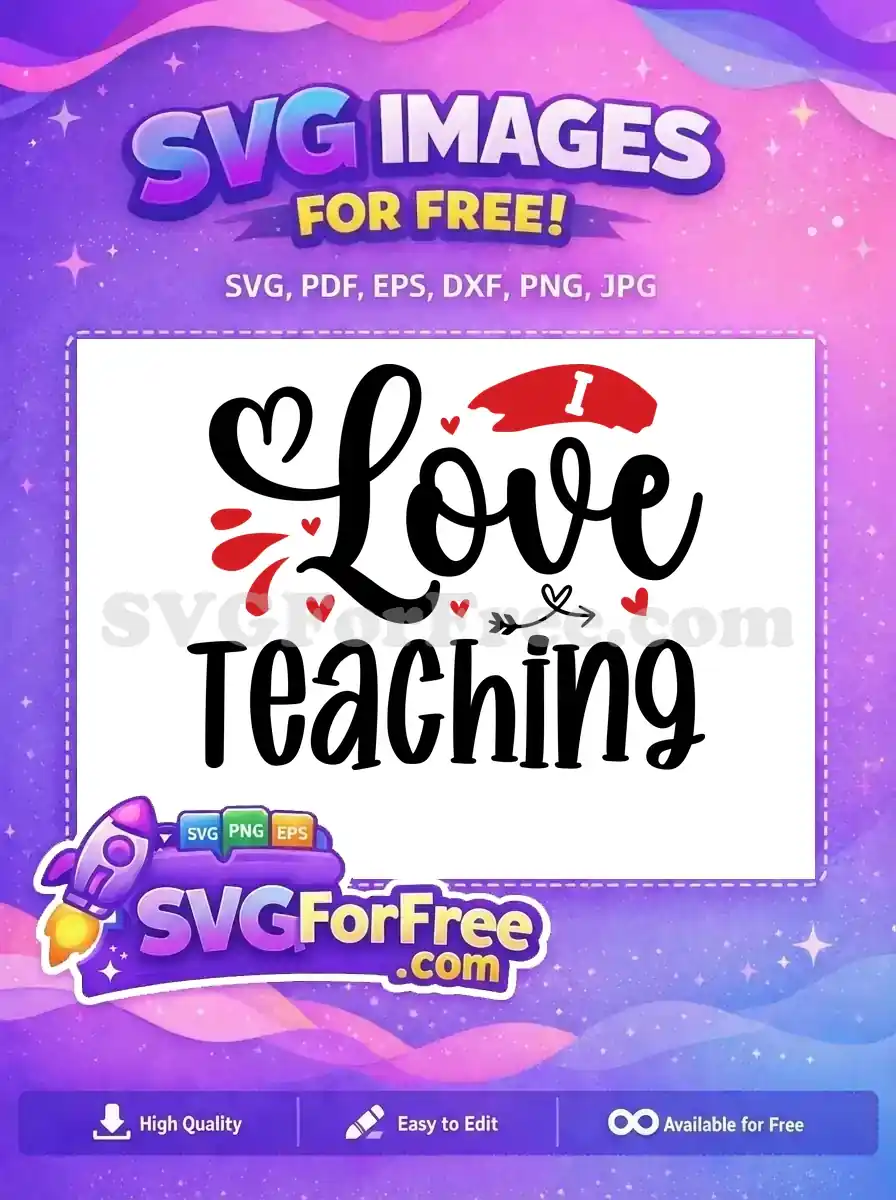 Free Heart Arrow Free Love Teaching Teacher Free SVG