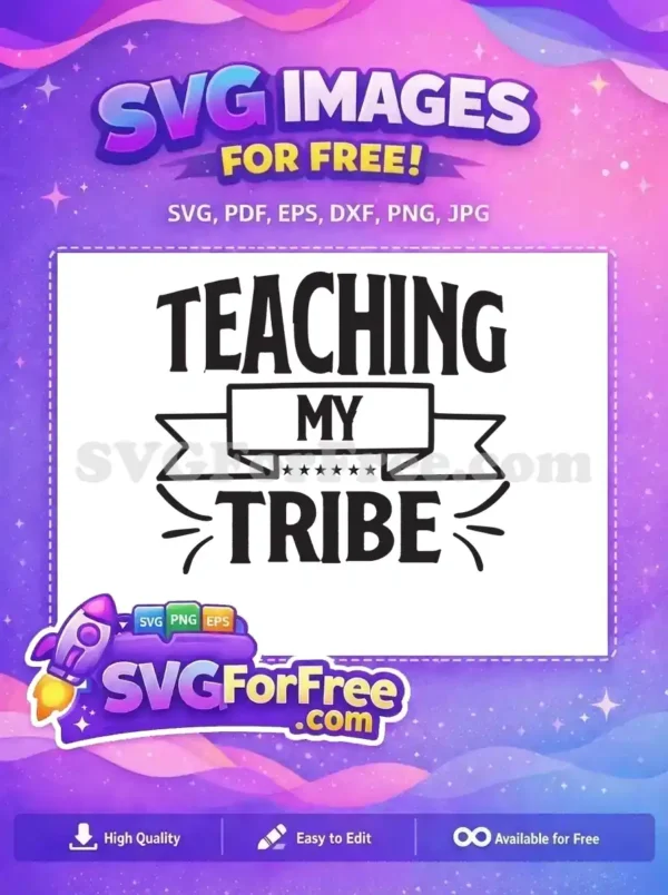 Free Teaching Quote Free My Tribe Teacher Free SVG Free Teaching Quote Free My Tribe Teacher Free SVG