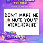 Free Red Apple Free Wifi Teacher Life Free SVG - Instant Download