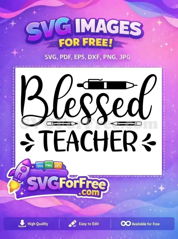 Free Teacher Life Free Apple Cute Teacher Free SVG