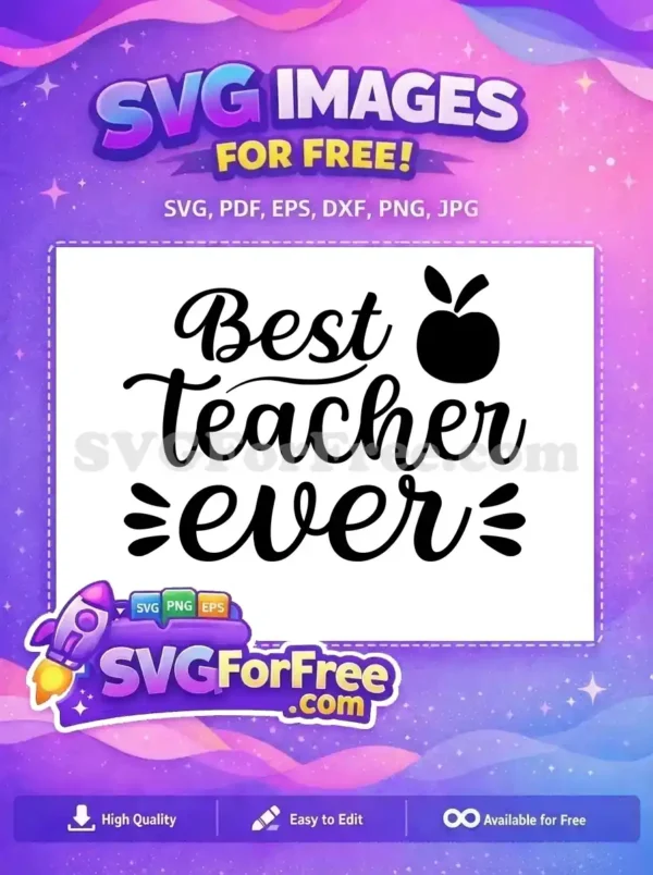 Free Teacher Quote Free School Subject Teacher Free SVG 12