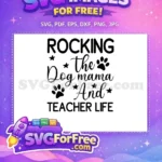 Free Teacher Quote Free Chalkboard Design School Free SVG - Instant Download