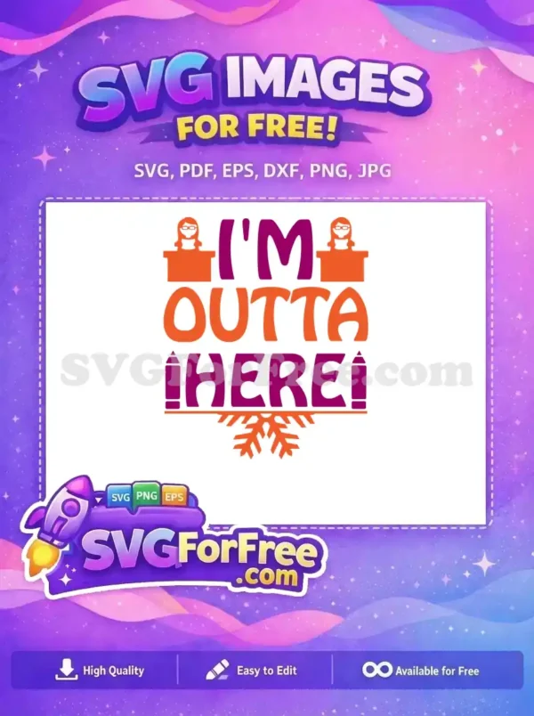 Free Orange Desk Free Purple Pencils Teacher Out Free SVG