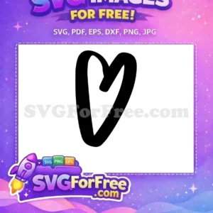 Free Black Heart Shape Free Thanksgiving Decoration Free SVG