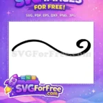 Free Swirl Line Free Decorative Thanksgiving Free SVG - Instant Download