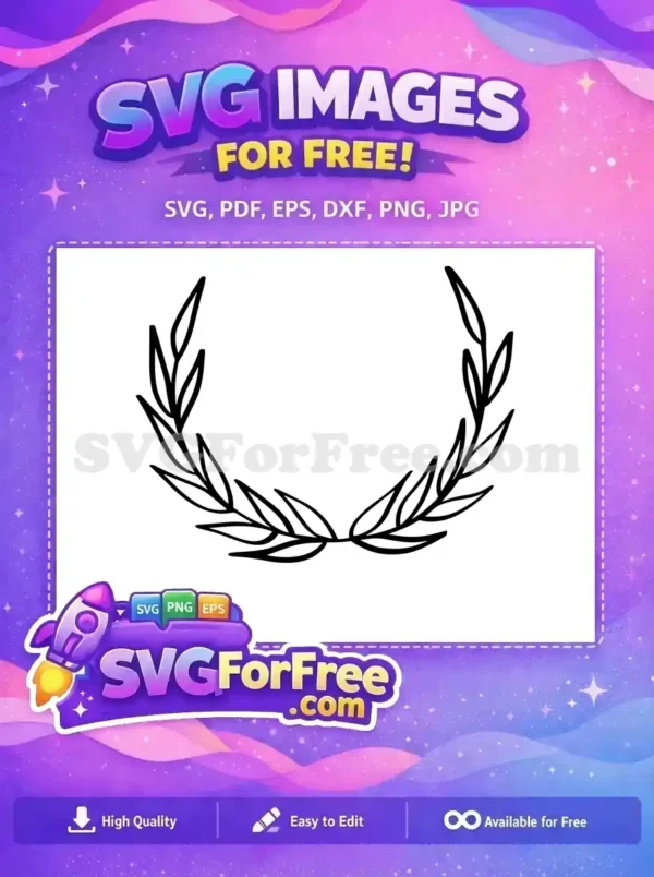 Free Simple Leaves Free Autumnal Wreath Thanksgiving Free SVG Free Simple Leaves Free Autumnal Wreath Thanksgiving Free SVG