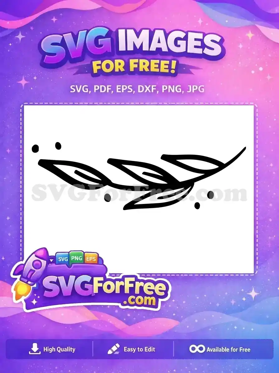 Free Simple Leaves Free Black and White Thanksgiving Free SVG