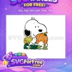 Free Snoopy Pumpkin Patch Free Thanksgiving Cartoon Free SVG - Instant Download