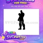 Free Black Silhouette Free Infinity Gauntlet Thanos Free SVG - Instant Download