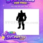 Free Armored Titan Silhouette Free Villain Thanos Movie Free SVG - Instant Download