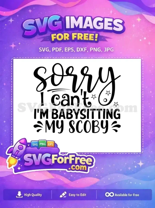 Free Babysitter Quote Free Scooby Stars Babysitting Free SVG
