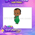 Free Green Suit Free Adjusting Tie The Boss Baby Free SVG - Instant Download