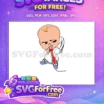 Free Green Eyes Free Red Tie The Boss Baby Free SVG 2 - Instant Download