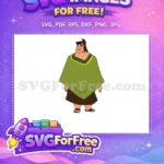 Free Pacha Poncho Smile Free Kind Expression The Emperor's New Groove Free SVG - Instant Download