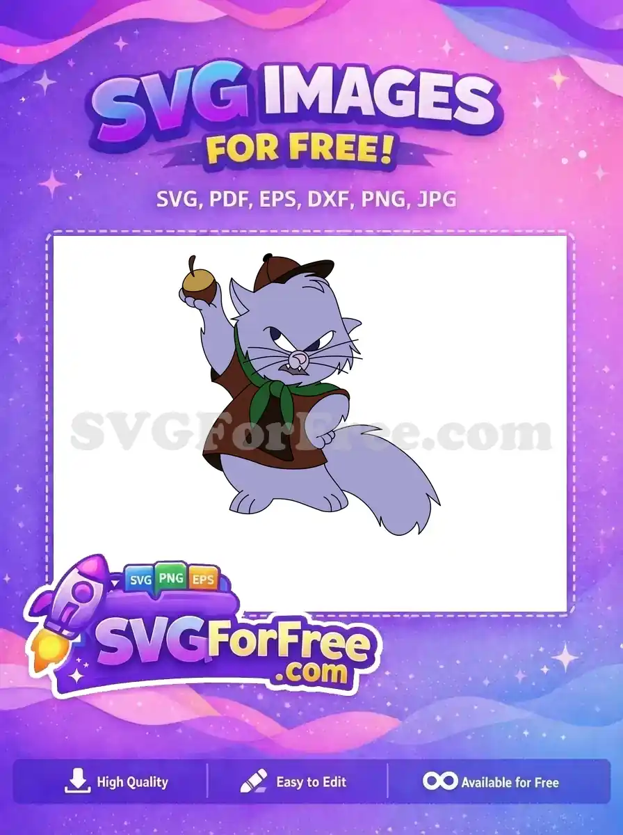 Free Angry Yzma Scout Free Acorn Pose The Emperor's New Groove Free SVG