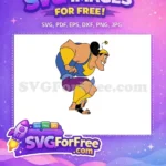 Free Kronk Smile Free Blue Outfit The Emperor's New Groove Free SVG - Instant Download