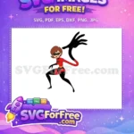 Free Elastigirl Posing Free Red Suit The Incredibles Free SVG - Instant Download