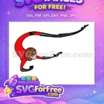 Free Flexible Stance Free Elastigirl The Incredibles Free SVG - Instant Download