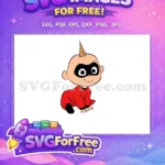 Free Jack Jack Mask Free Red Suit The Incredibles Free SVG - Instant Download