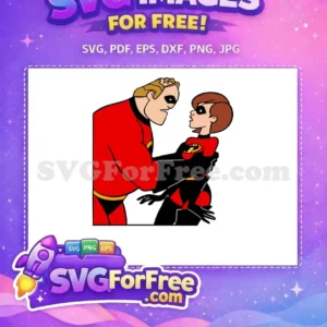 Free Angry Mr Incredible Free Elastigirl Argument The Incredibles Free SVG