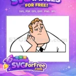 Free Tired Expression Free Blonde Hair The Incredibles Free SVG - Instant Download
