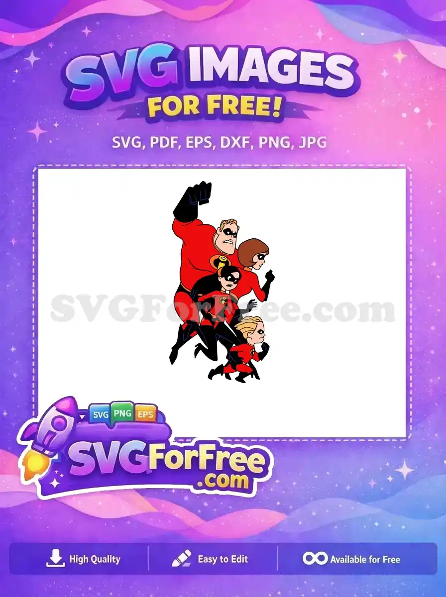 Free Red Suit Free Angry Faces The Incredibles Free SVG