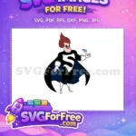 Free Fiery Hair Free Evil Smile The Incredibles Free SVG - Instant Download