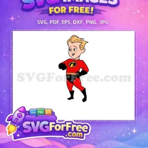 Free Blond Hair Free Red Suit The Incredibles Free SVG
