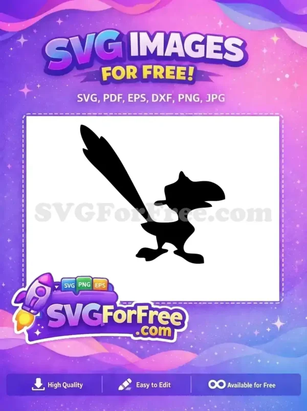 Free Zazu Silhouette Free Bird Profile The Lion King Free SVG