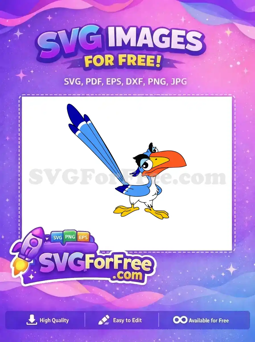 Free Irritated Zazu Free Orange Beak Lion King Free SVG
