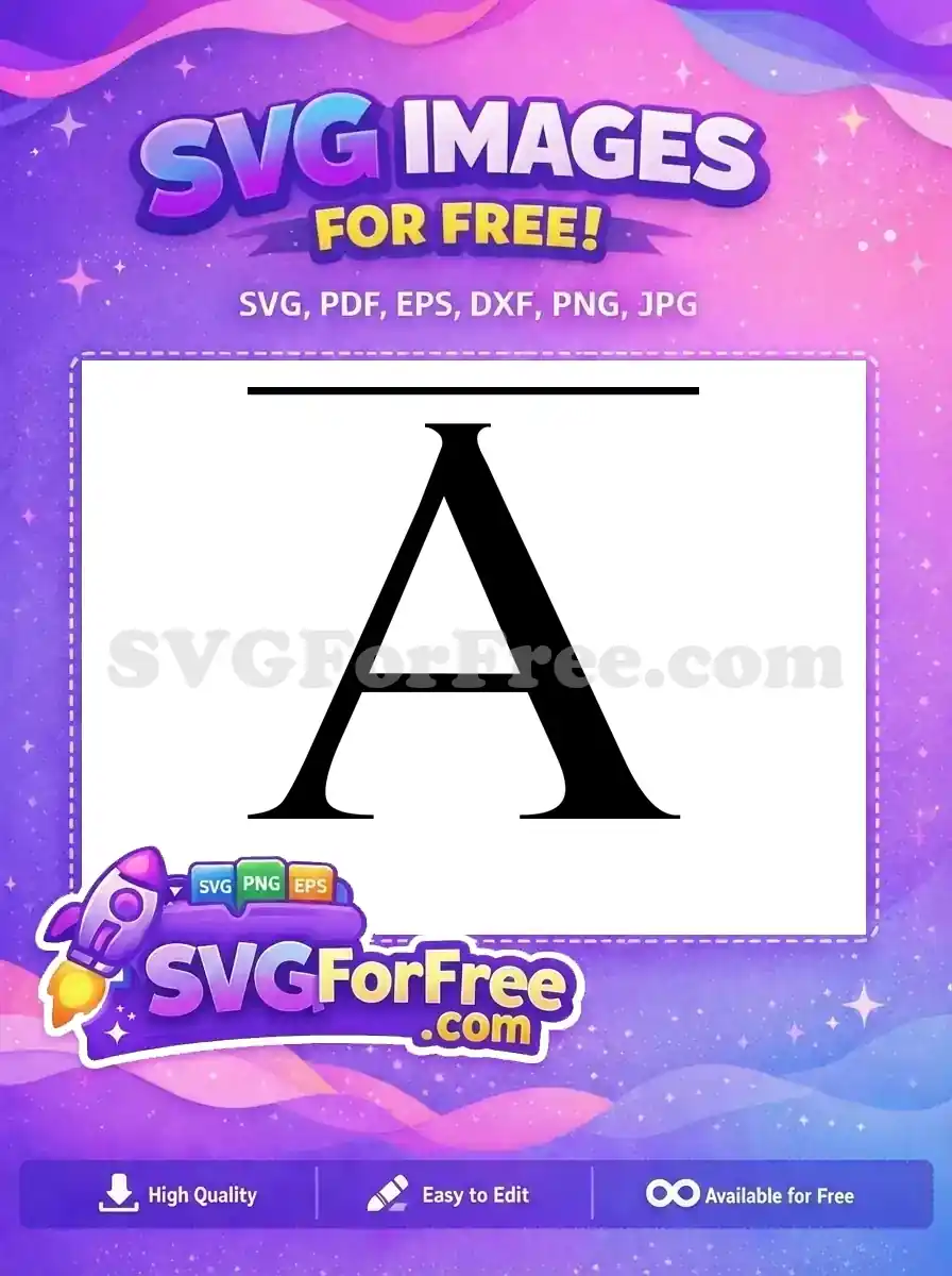 Free Letter A Bold Free Alphabet The Lion King Free SVG