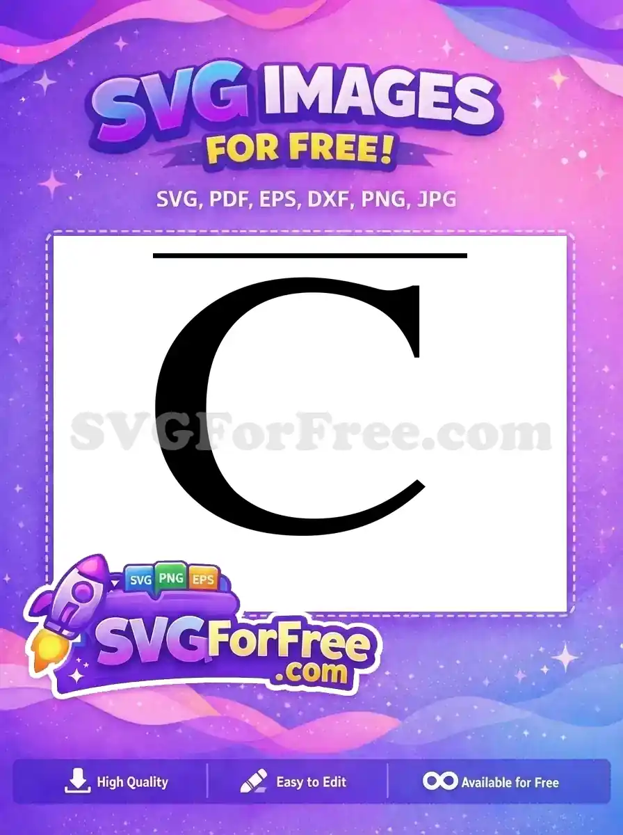 Free Initial C Free Monogram Letter The Lion King Free SVG