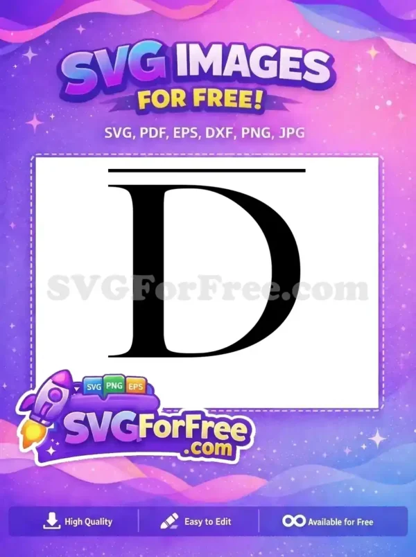 Free Letter D Initial Free Monogram Lion King Free SVG