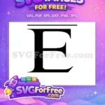 Free Letter E Free Initial First The Lion King Free SVG - Instant Download